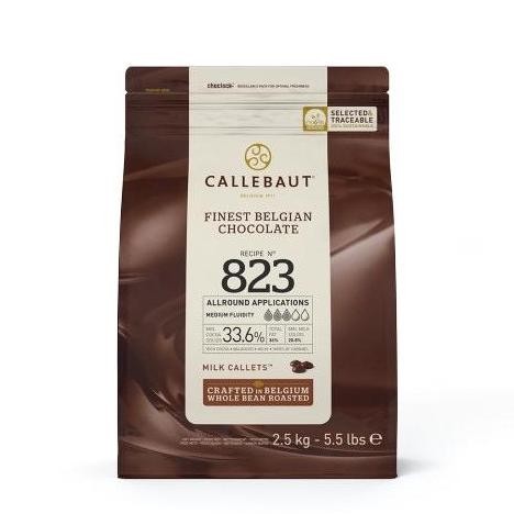 

Callebaut Milk Chocolate 823 Cokelat Coklat 2,5 Kg