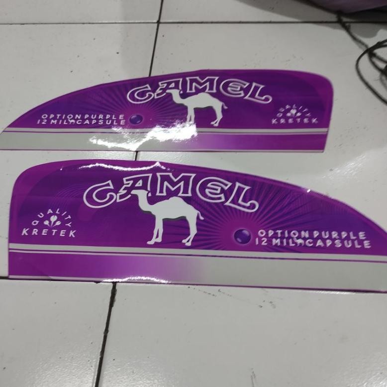 Striping cb camel ungu READY STOCK