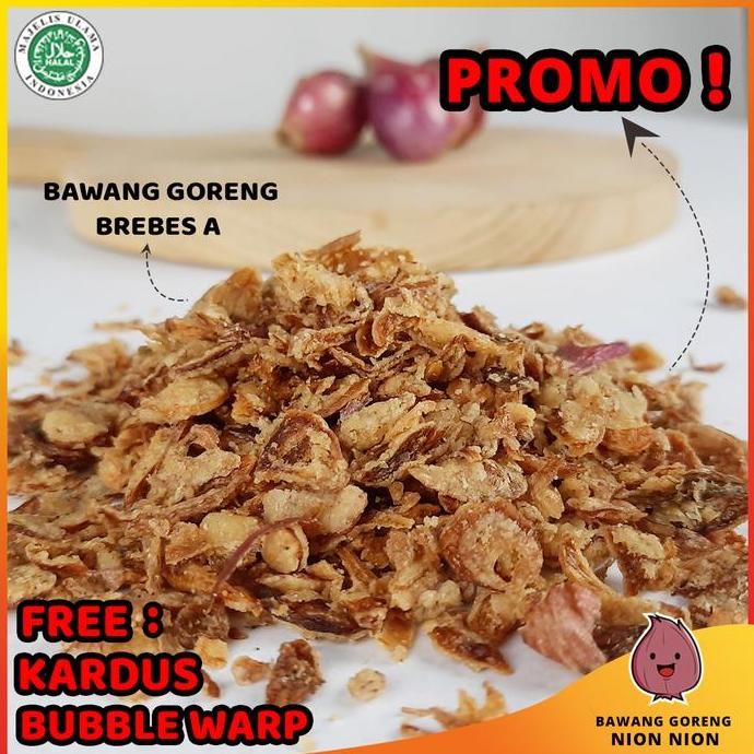 

Bawang Goreng Brebes Terenak Dan Renyah Berat 1 Kg -A