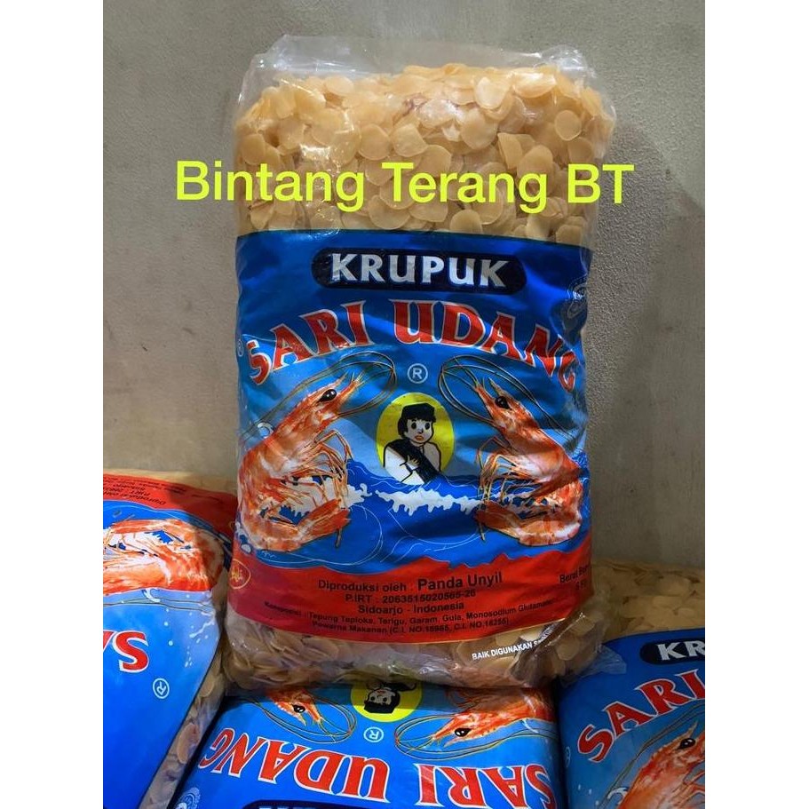 

Kerupuk / Krupuk Rasa Udang / Sari Udang 1 Bal 5 Kg Oleh Panda Unyil