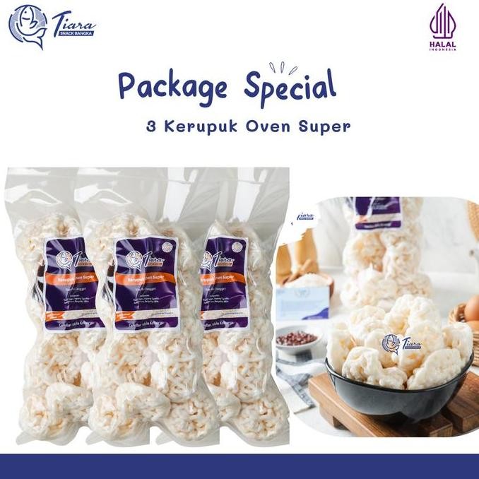 

Package Kerupuk Oven Super-Tiara Snack Bangka