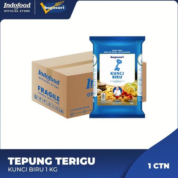

Ctn - Tepung Terigu Kunci Biru 1 Kg