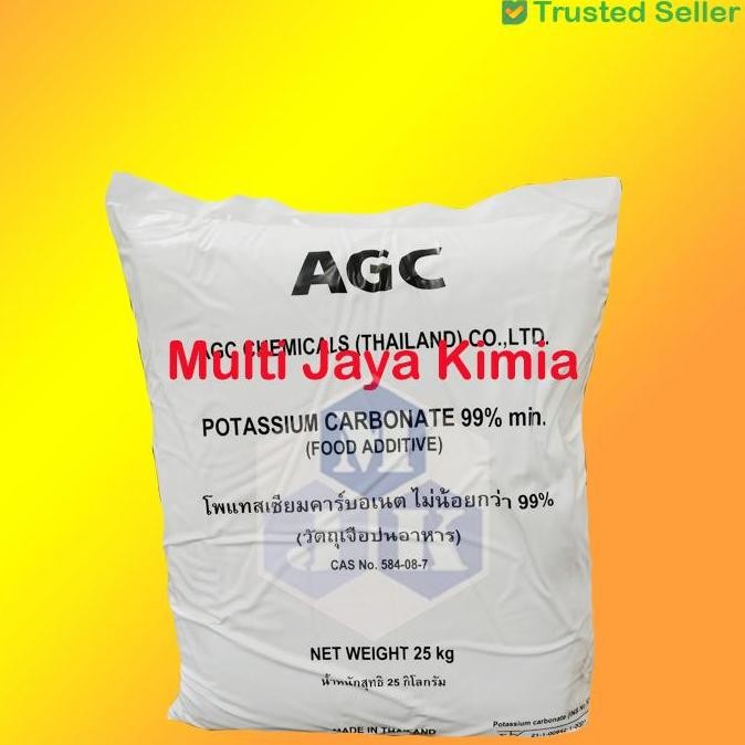 

Potassium Carbonate / Potasium Karbonat / K2Co3 Food Grade 25Kg