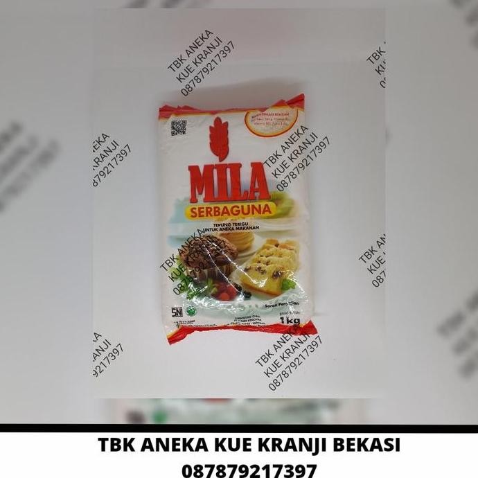 

Mila 1 Dus/Terigu Serba Guna/1Kgx10 Pc/Setara Segi Tiga/Via Gojek Only