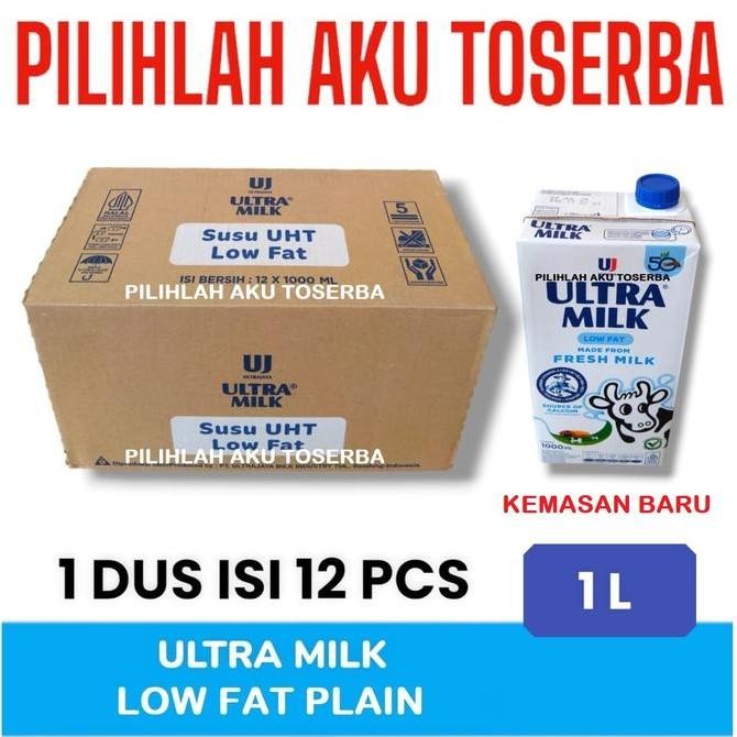 

Susu Ultra Low Fat Full Cream 1 Liter - (1 Dus Isi 12)