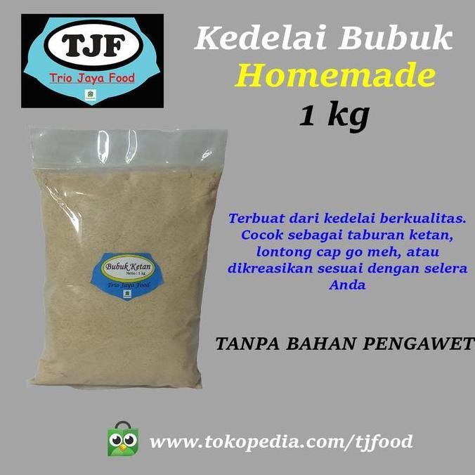 

Bubuk Ketan (Kedelai Bubuk) Homemade (1Kg) - Trio Jaya Food