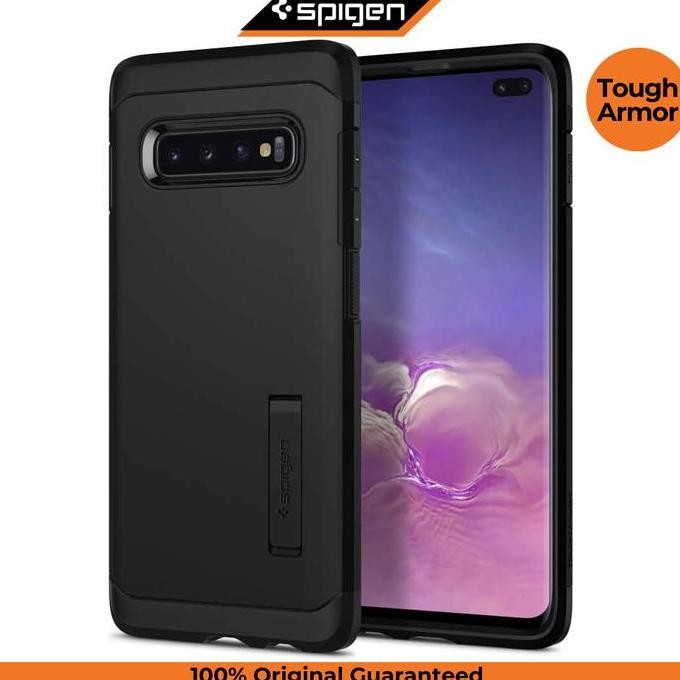 Case Spigen Samsung Galaxy S10 Plus Spigen Tough Armor Stand Casing Co