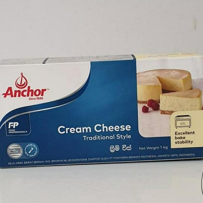 

Khusus Grab / Gojek Anchor Cream Cheese 1Kg Original