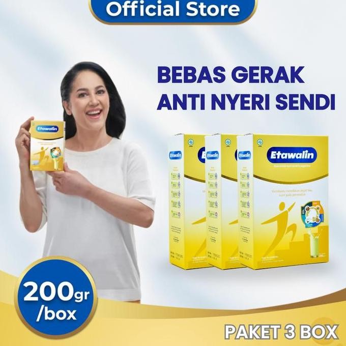 

Paket 3 Box Etawalin - Susu Kambing Etawa Herbal Alami