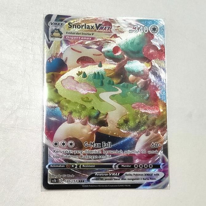 Snorlax VMAX RRR SC1B 120/153 Kartu Pokemon TCG Indonesia Rare Original