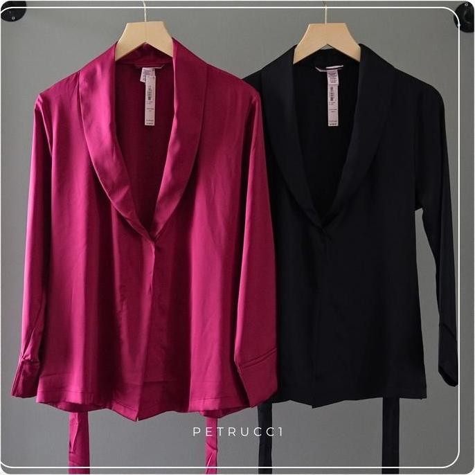 Victoria Secret Vs Pajamas Piyama Long Panjang Set Wanita Woman Original Co