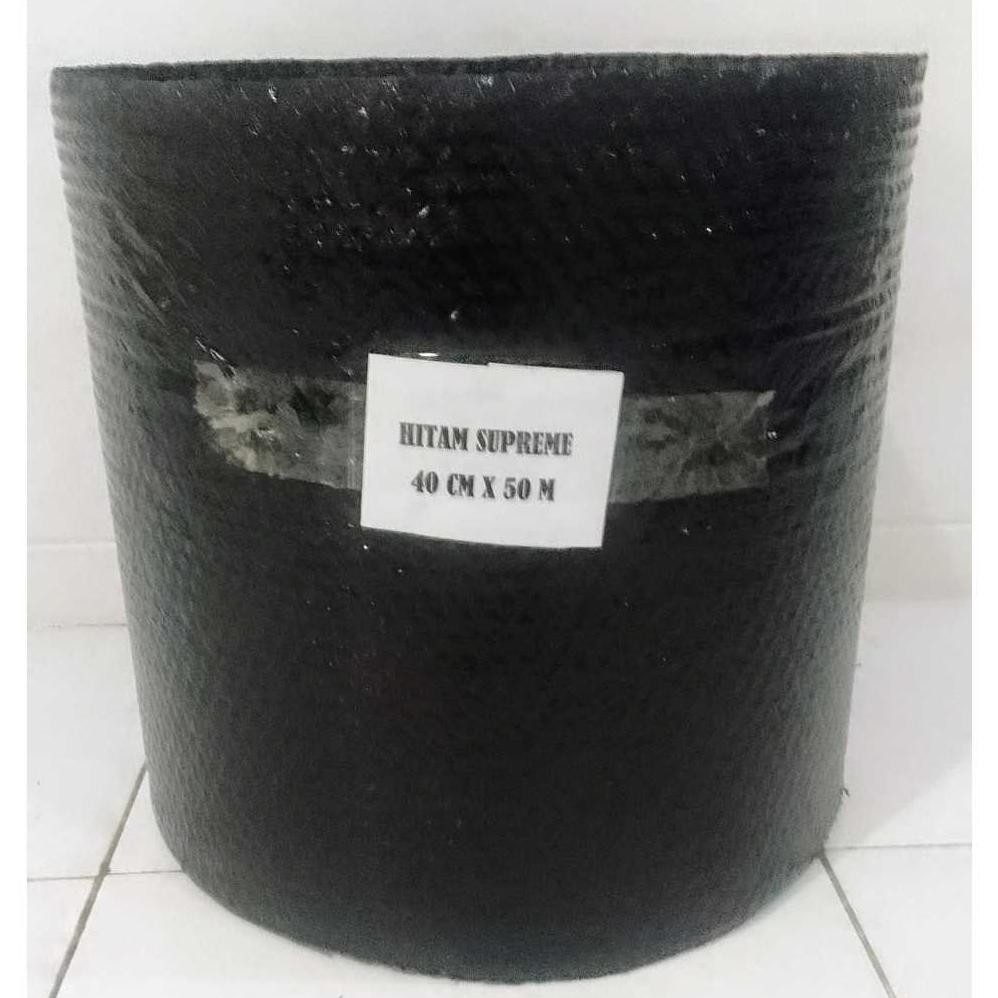 

JH8 BUBBLE WRAP ROLL SUPREME HITAM PANJANG 50 METER X60 CM/40CM/30 CM