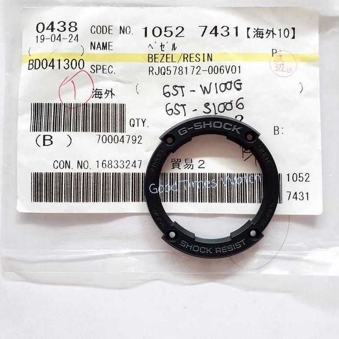 new  BEZEL G-SHOCK GST S100G GST W100G GST S100 GST W100 Casio Original