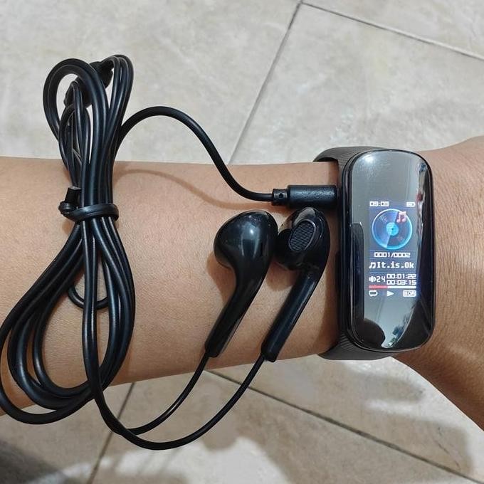 Perekam Suara Portable Mini Alat Rekam Audio + Mp3 + Gelang Jam Tangan Co