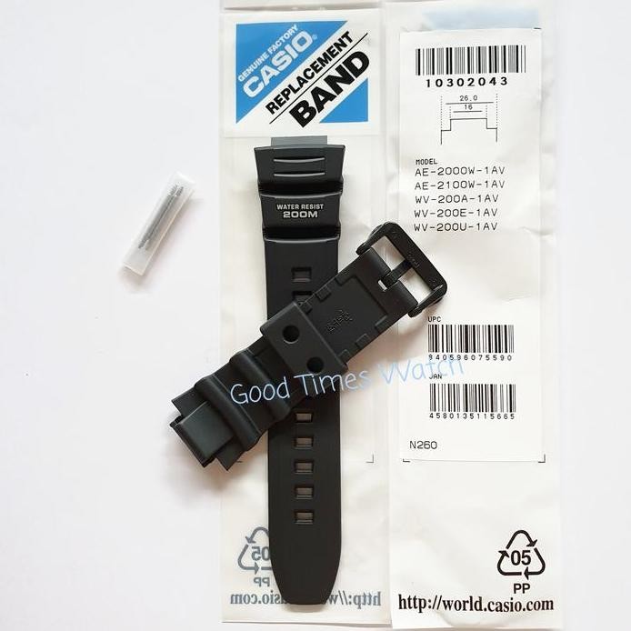 new  STRAP CASIO AE-2000W AE-2100W WV-200 / AE-2000 AE-2100 Casio Original