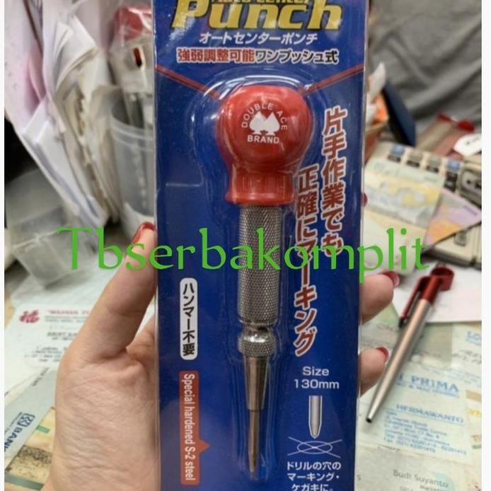 

ready !!! Automatic Center Punch Otomatis Double Ace penanda titik pembolong ori