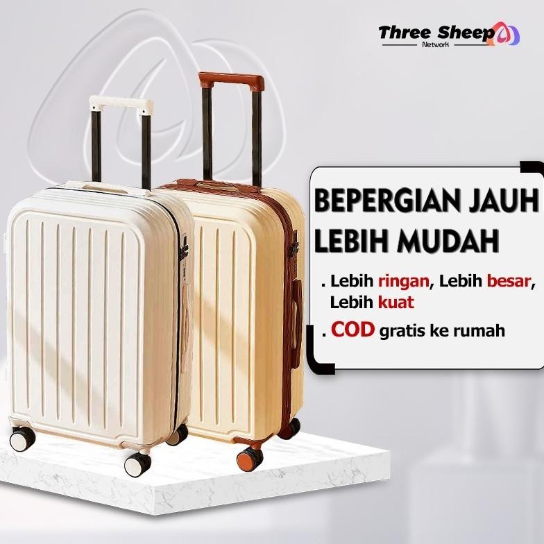 TSN Koper Cabin Bagasi  A302 Terbaik Koper 20/22/24/inch material ABS+PC Premium anti pecah TSA Lock