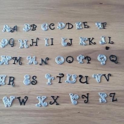 

ready !!! LovelyCraftStore | S07 Metal cutting dies - small alphabet abjad for cards, scrapbooking