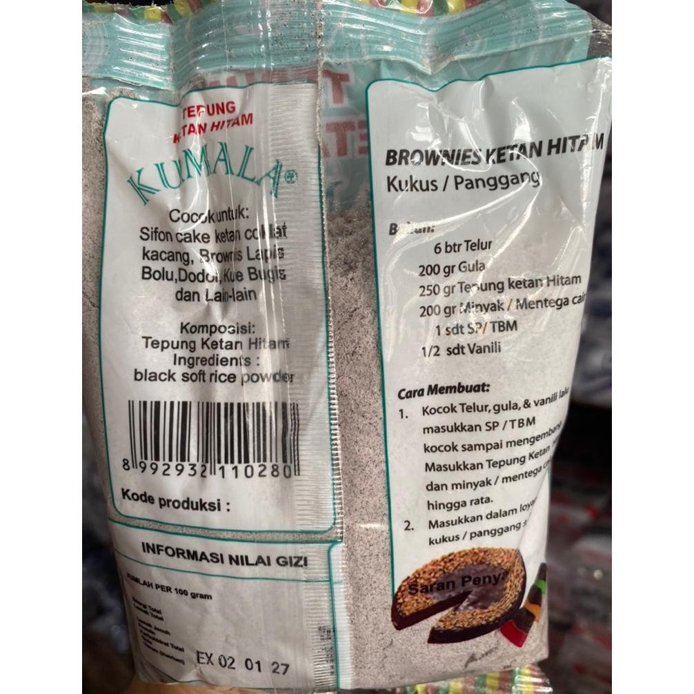 

Promo Tepung Ketan Hitam Kumala 250Gr