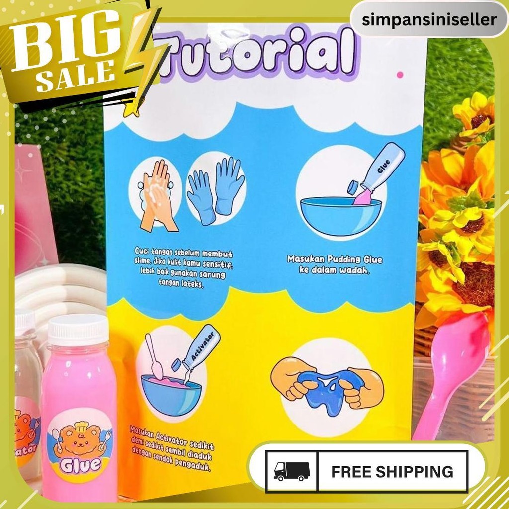 Slime Kit Pudding By Slime Bintaro || Slime Kit || Bikin Slime Sendiri || Tofu Slime Termurah