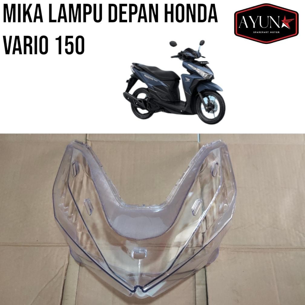 Mika kaca lampu depan honda vario 150 merk narita mika lampu depan vario led old 150