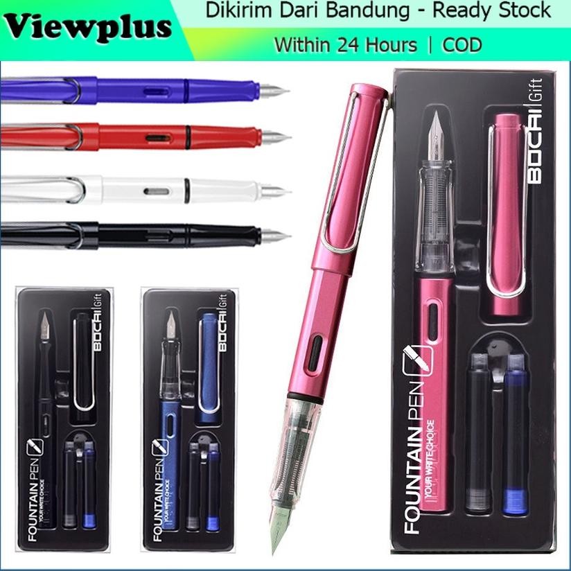 

Set Fountain Pen Pena Tinta 0.38mm/0.5mm Refill Tinta Hitam & Biru Ink Pen Berlatih Kaligrafi Postur Yang Benar Pulpen Pena Tinta Fountain Ink Pen Untuk Berlatih Kaligrafi