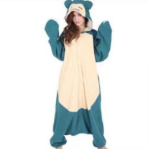 Kostum Onesie Snorlax Pokemon Pikachu Piyama Baju Tidur