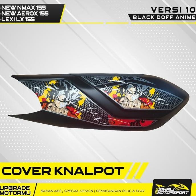 Cover Knalpot All New Nmax 155 Lexi Lx 155 New Aerox 155 Carbon Aksesoris Motor Yamaha Keren Murah t