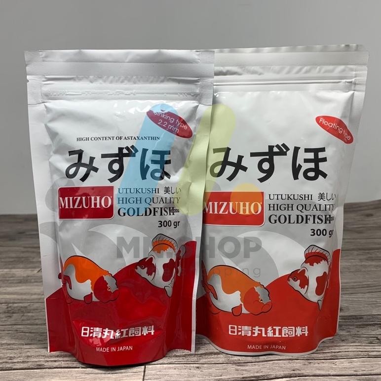 pelet ikan mas koki mizuho goldfish 300gr pelet koki AST