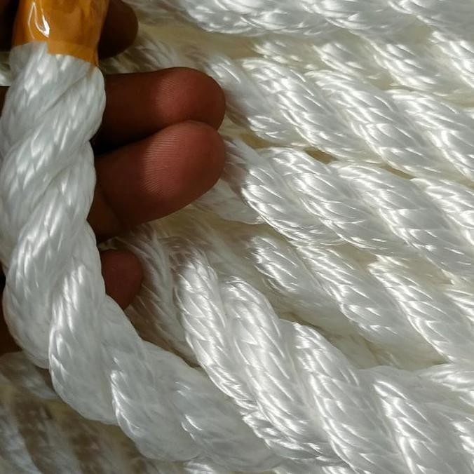 TGR Tambang nilon putih 24mm /Tali nilon 24mm eceran/meter ukuran 1inch