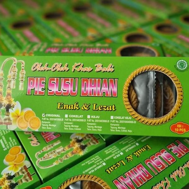 

Pie Susu Dhian Isi 10Pcs Bali Rasa Enak Lezat Cemilan Sna Makanan Ringan Oleh Oleh Khas Bali