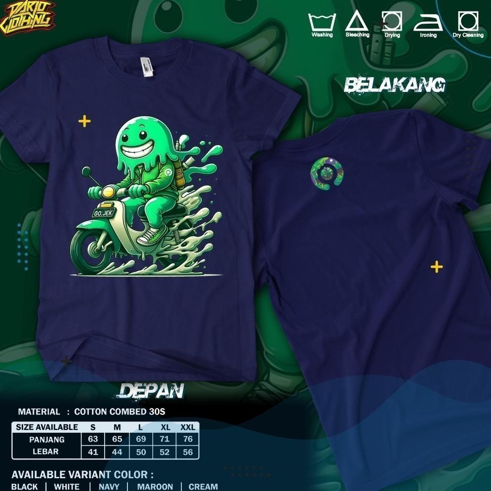 Terbaru Kaos Driver Gojek Pendek Atau Panjang Kaos Dewasa Dan Anak Anak