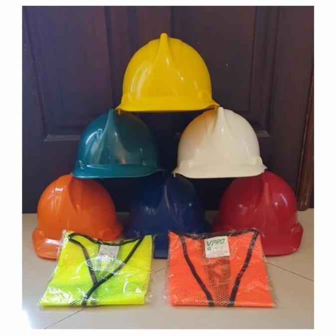 TGR Helm safety proyek dan rompi jaring proyek