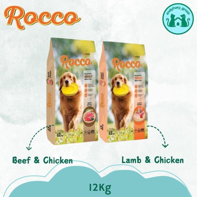 ROCCO Dog Food Adult 12kg Dry Dog Food Makanan Anjng AST