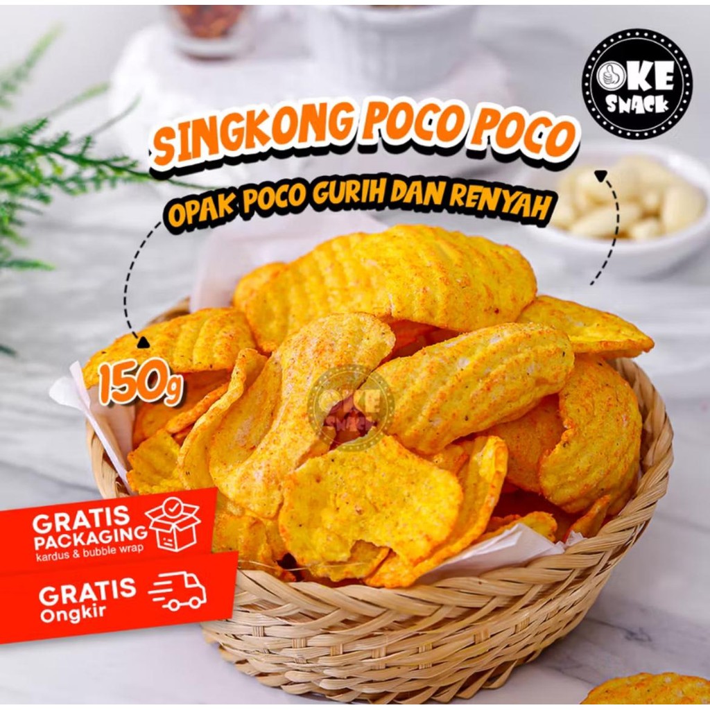 

Singkong Poco Poco | Opak Poco - 150g