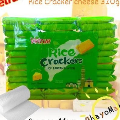 

Vetrue Taiwan Rice Craers Cheese Flavor Vetrue Taiwan Biskuit Beras Rasa Keju 320G