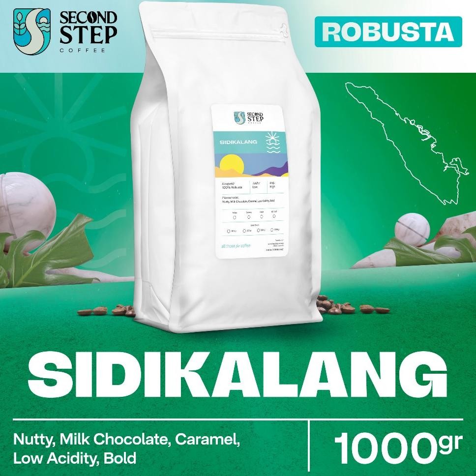 

Kopi Bubuk Robusta Sidikalang Coffee Roast Bean Espresso 1Kg