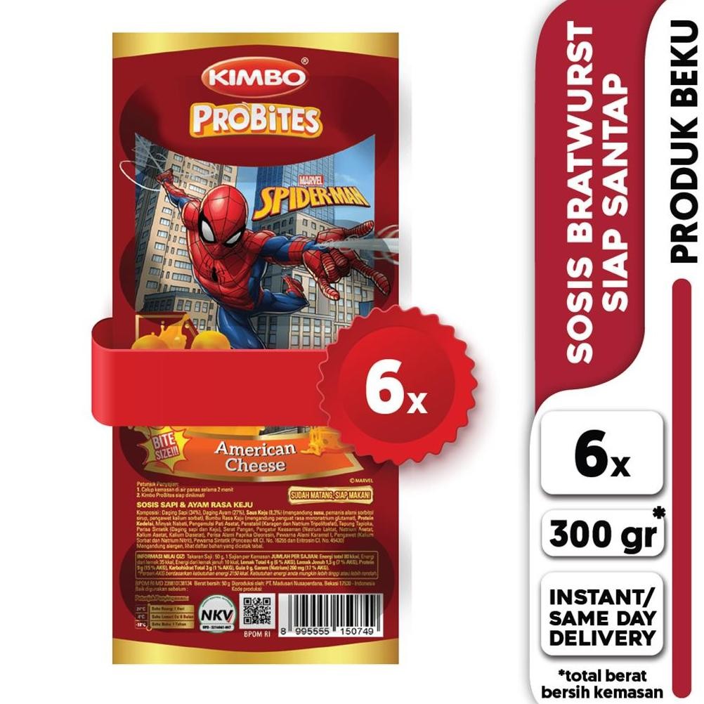 

READY STOK KIMBO Probites American Cheese 6 Pack Siap kirim