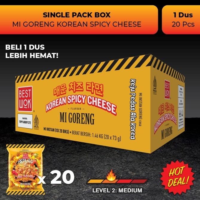 

TERLARIS Best Wok Mi Goreng Korean Spicy Cheese Dus 20 pcs Siap kirim