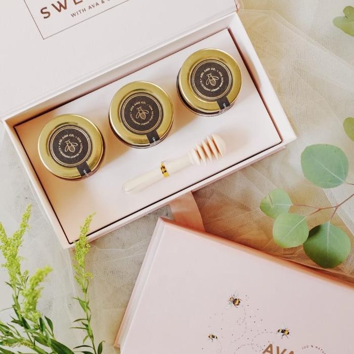 

Sampler Set 120Gr With Box - Ava & Co. 100% Pure Honey Original Dan Terpercaya
