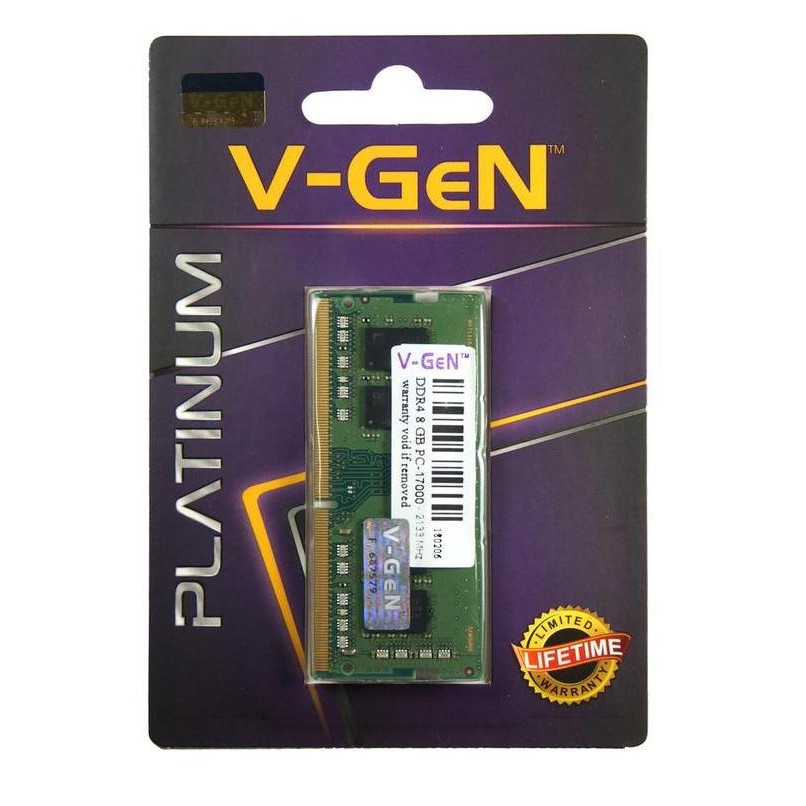 Sodimm Ddr4 4Gb 8G 16Gb 17000/2133Mhz Mhz Platinum V-Gen New Stok