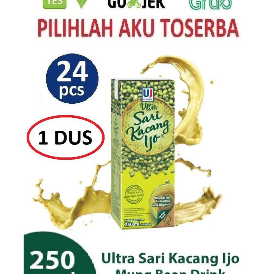 

Ultra Sari Kacang Ijo 250 Ml 1 Dus Isi 24 Pcs