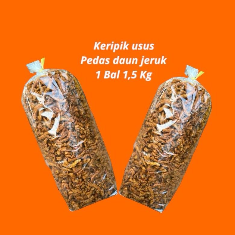 

Keripik Usus Pedas Daunjeruk & Balado 2Kg & 1,5 Kg