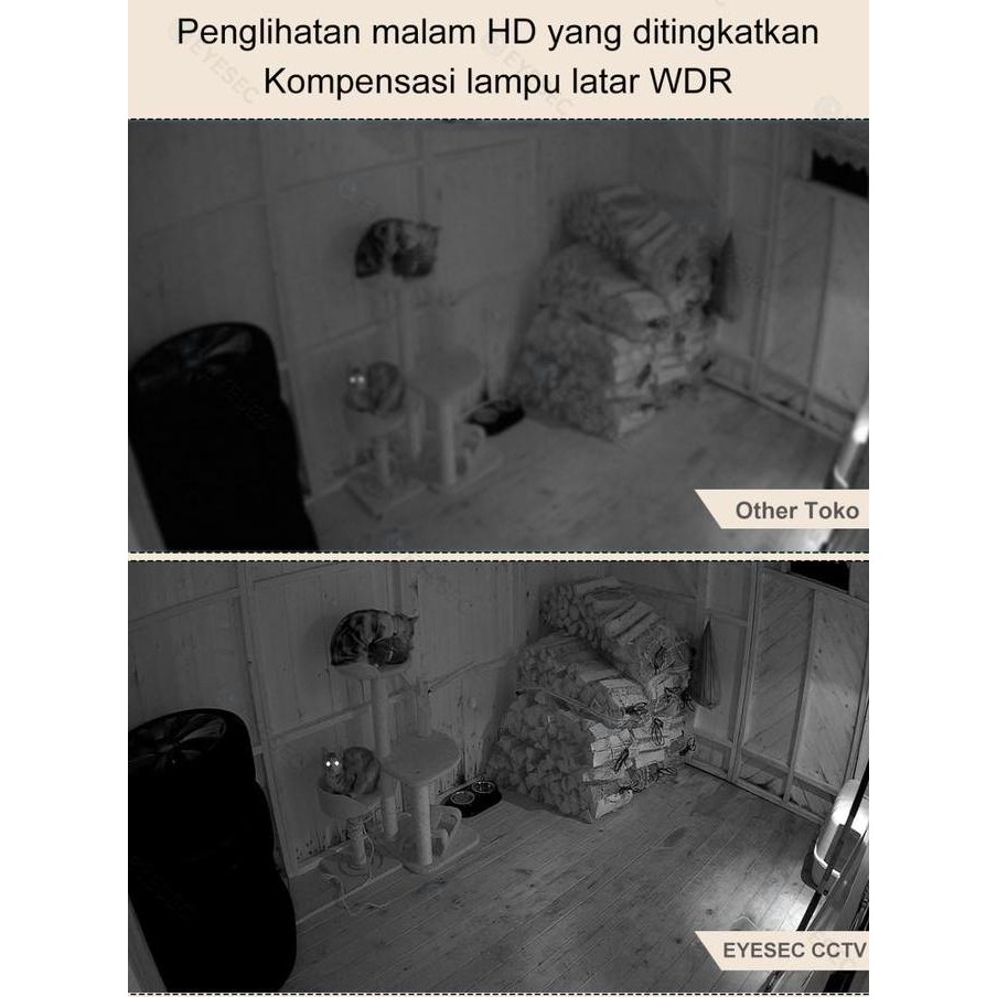 EYESEC CCTV Indoor 3MP 3x Optical Zoom TUYA APP Smart Camera Wifi GJ