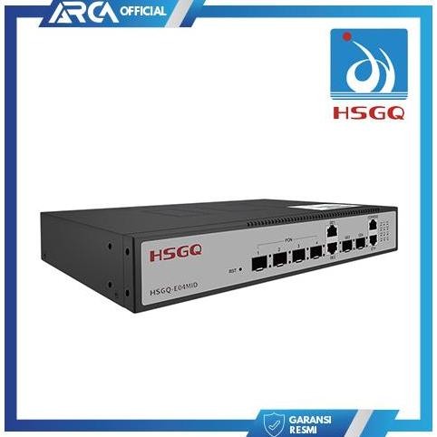 Olt Epon Hsgq E04Mid L2 4Pon Px20+++ Mini 2*1G Lan+2*1G Sfp Uplink 1U Free Sfp New Series New Stok