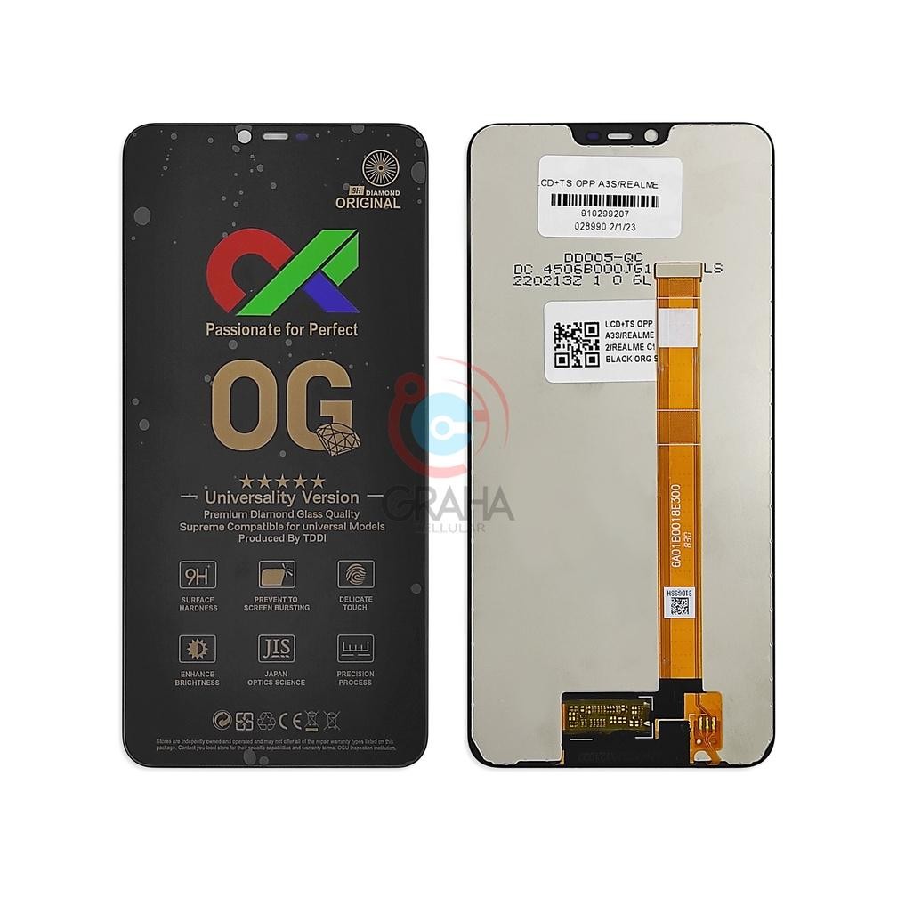 Bisa Cod Lcd Oppo A3S / A5 Ori Og  Super Fullset Touchscreen Am67