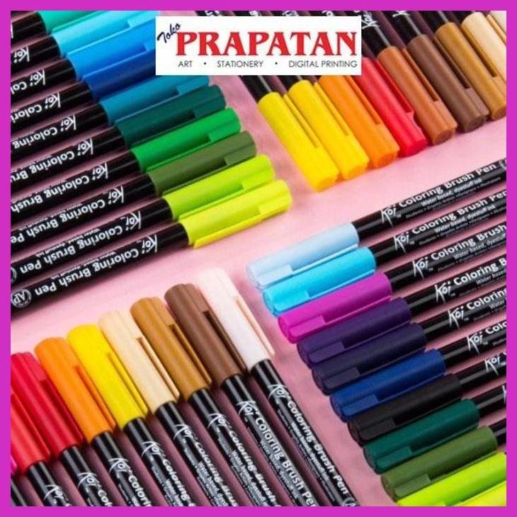 

( SEKOLAH / LUKIS ) PROMO SAKURA KOI COLORING BRUSH PEN WATER BASED (SENI / MENGGAMBAR / ART / KERAJINAN ) PRIVASI AMAN