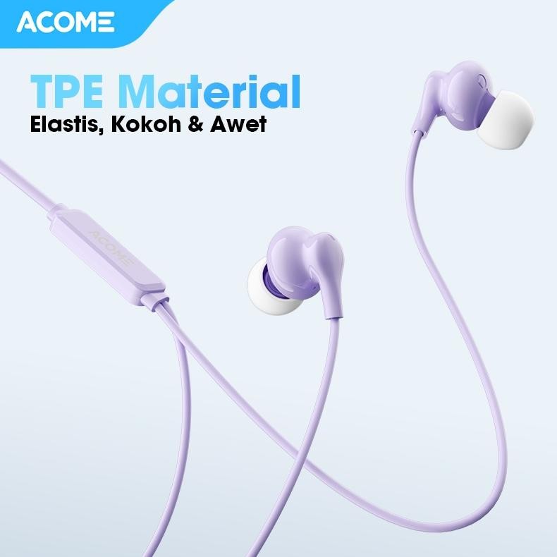 Kuke [Gift] Acome Headset Earphone Aw07 Original Gf21