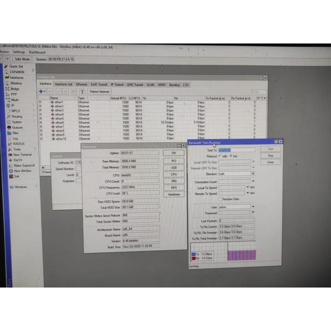 Checkpoint P-10 10Port Gigabit  Intel Xeon Mikrotik X86 Level6 New Stok