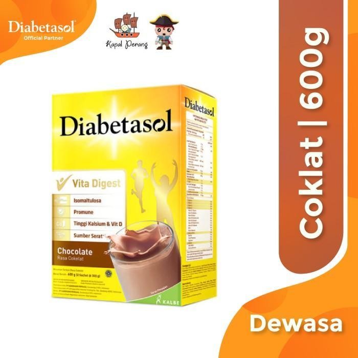 

Diabetasol Chocolate Susu Formula 570G